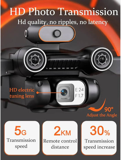 P12 Drone Camera | GPS 4K HD Smart Camera Drone