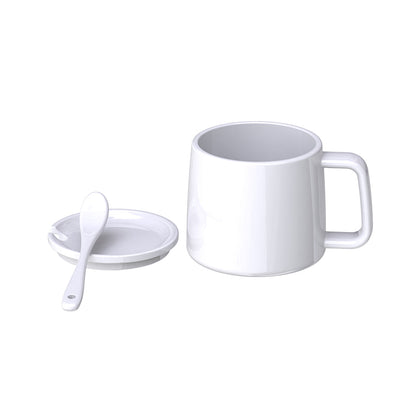 2-in-1 Ceramic Heating Mug with Wireless Charger Base