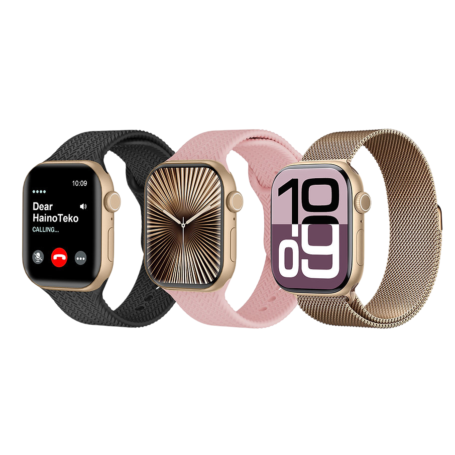 Women’s Smart Watch with AMOLED Display & 3 Straps – Haino Teko SQ-17 Mini