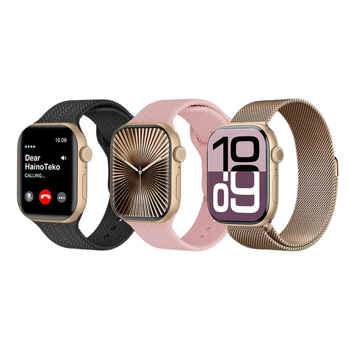 Women’s Smart Watch with AMOLED Display & 3 Straps – Haino Teko SQ-17 Mini