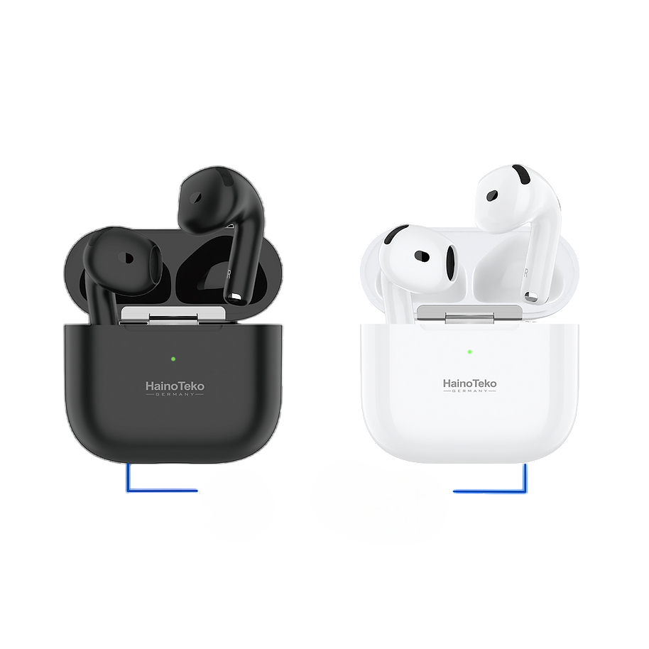 True Wireless Stereo Earbuds with Touch Control & HD Mic – HainoTeko Germany Air 6