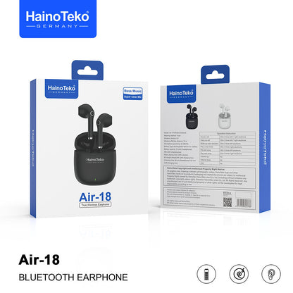 True Wireless Earphones with Touch Control & Clear Mic – Haino Teko Air 18