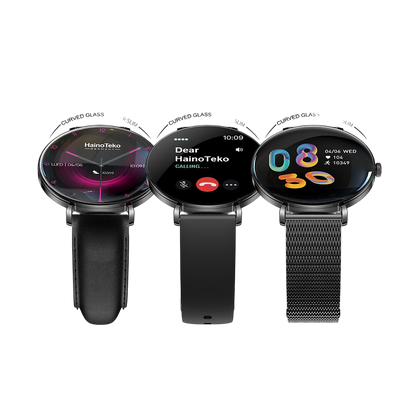 Women’s Smart Watch with Round AMOLED Display & BT Calling – Haino Teko 18
