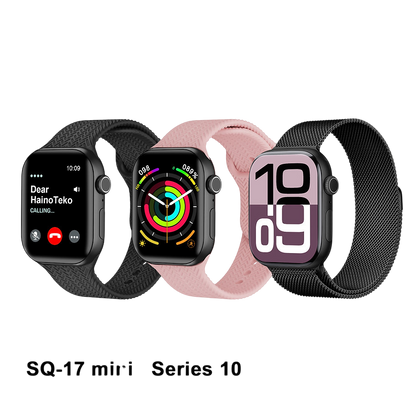 Women’s Smart Watch with AMOLED Display & 3 Straps – Haino Teko SQ-17 Mini