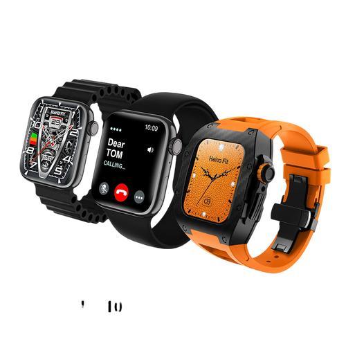 Men’s Smart Watch with Wireless Charger & Protection Case – Haino Teko Richard M10