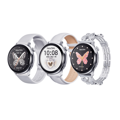 Women’s Smart Watch with Round AMOLED Display – Haino Teko G12 Mini