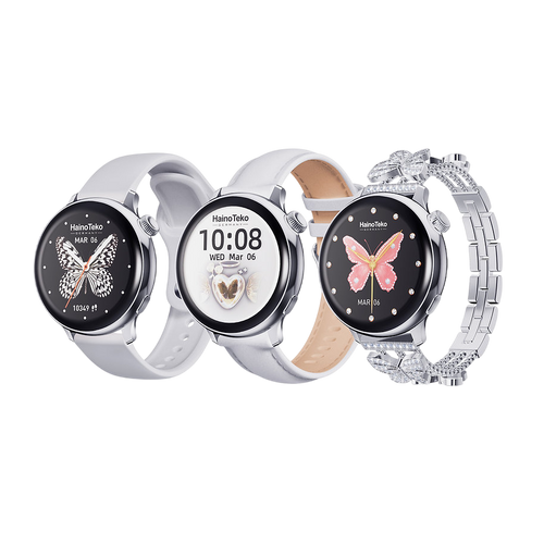 Women’s Smart Watch with Round AMOLED Display – Haino Teko G12 Mini