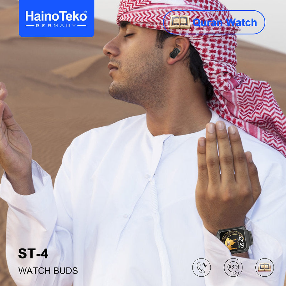 Smart Quran Watch with MP3 Speaker & Voice Recorder – Haino Teko ST-4