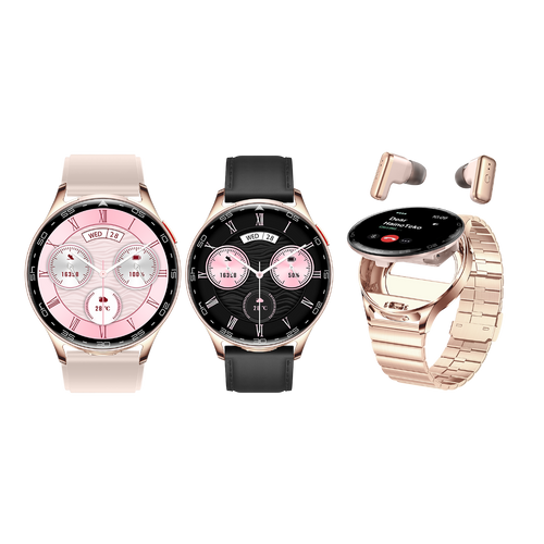 Unisex Smart Watch with Built-in Earbuds & Waterproof Design – Haino Teko ST-9