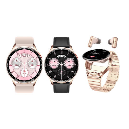 Unisex Smart Watch with Built-in Earbuds & Waterproof Design – Haino Teko ST-9
