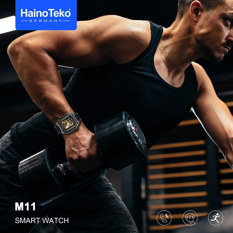 Men’s Smart Watch with Sleek Design & Fitness Tracking – Haino Teko Richard M11