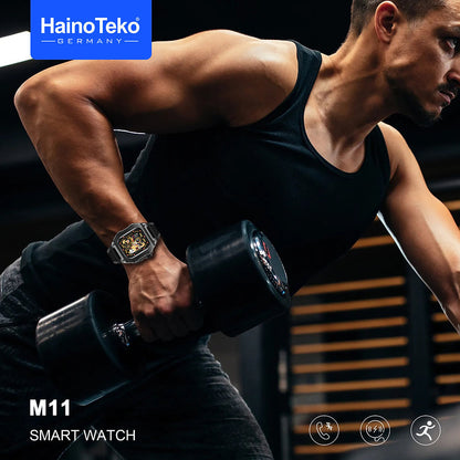 Men’s Smart Watch with Sleek Design & Fitness Tracking – Haino Teko Richard M11