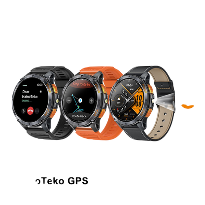 Men’s Smart Watch with Built-in GPS & AMOLED Display – Haino Teko GPS-1