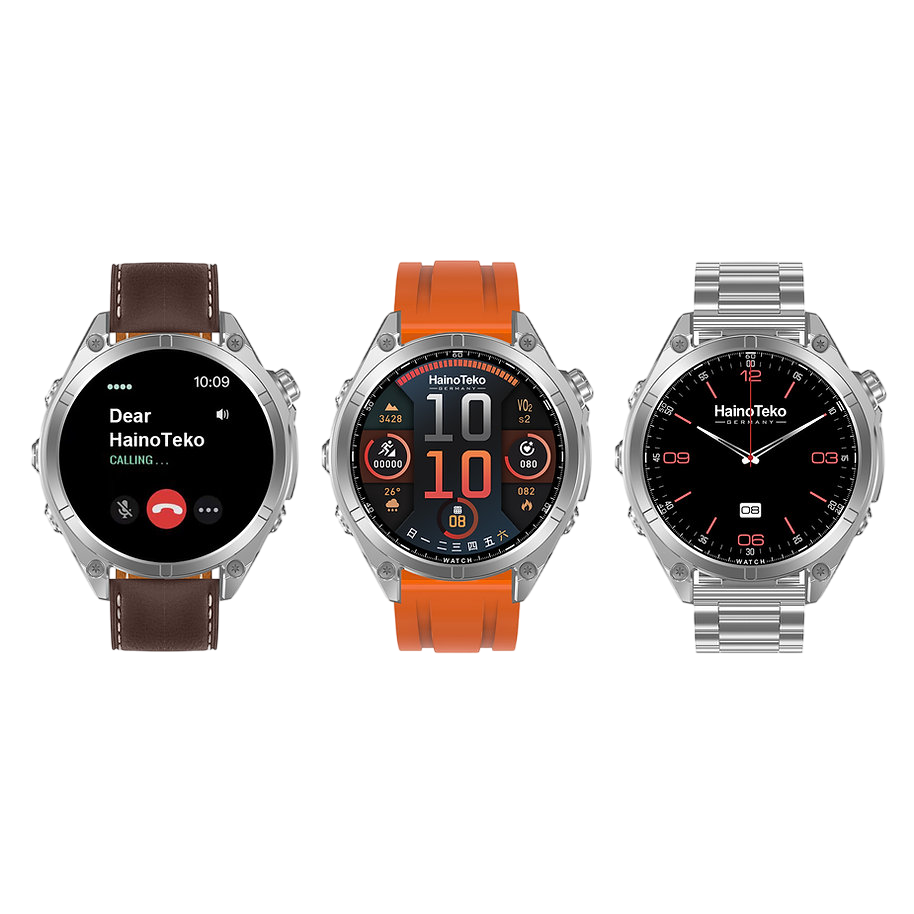 Unisex Smart Watch with Round AMOLED Display & Flashlight – Haino Teko RW-61