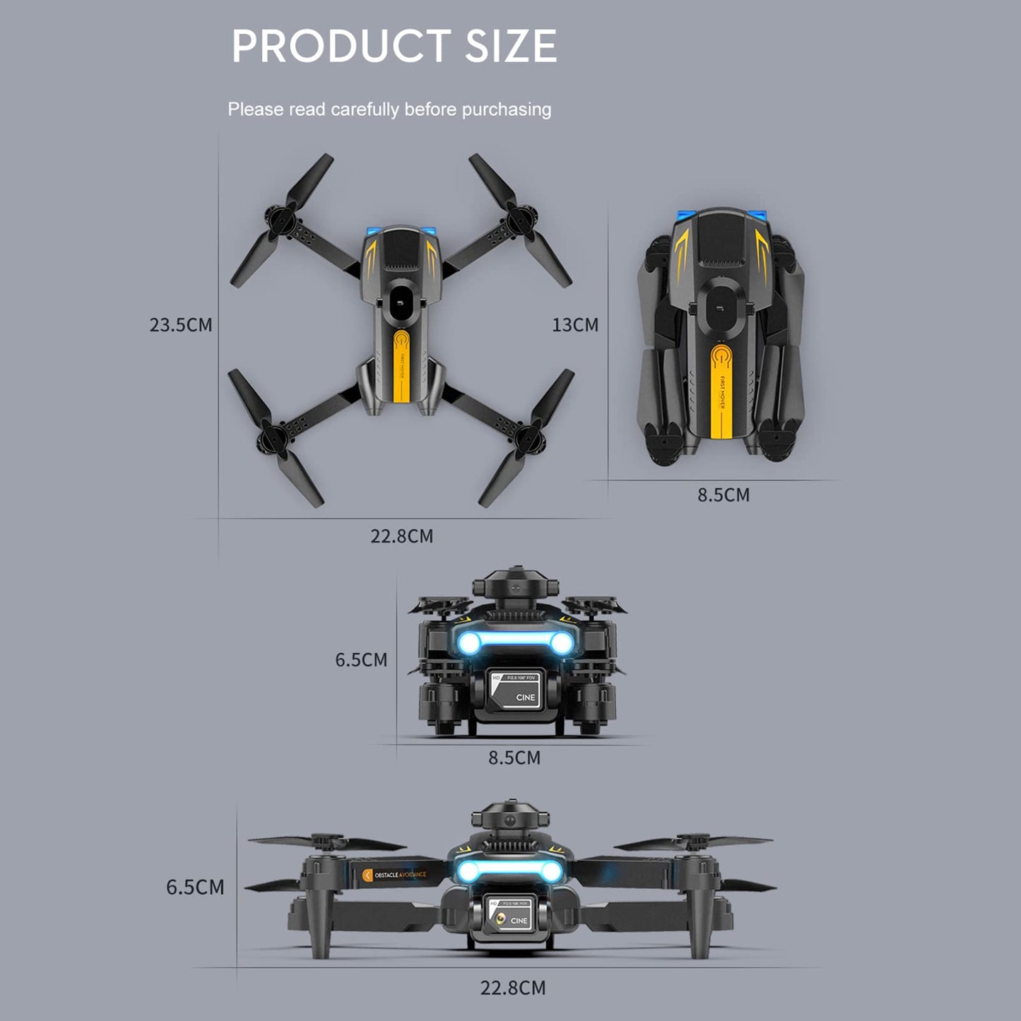 Camera Drone Plane | Dual Camera
