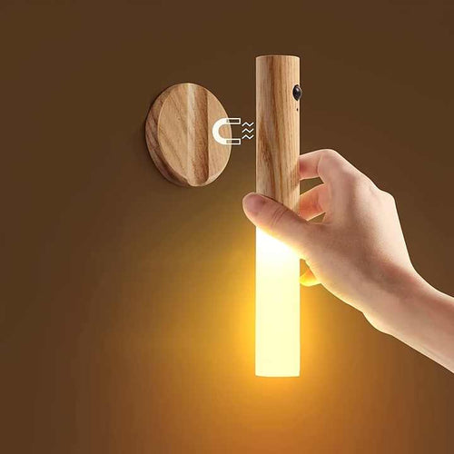 Wooden Night Lamp | LED Induction