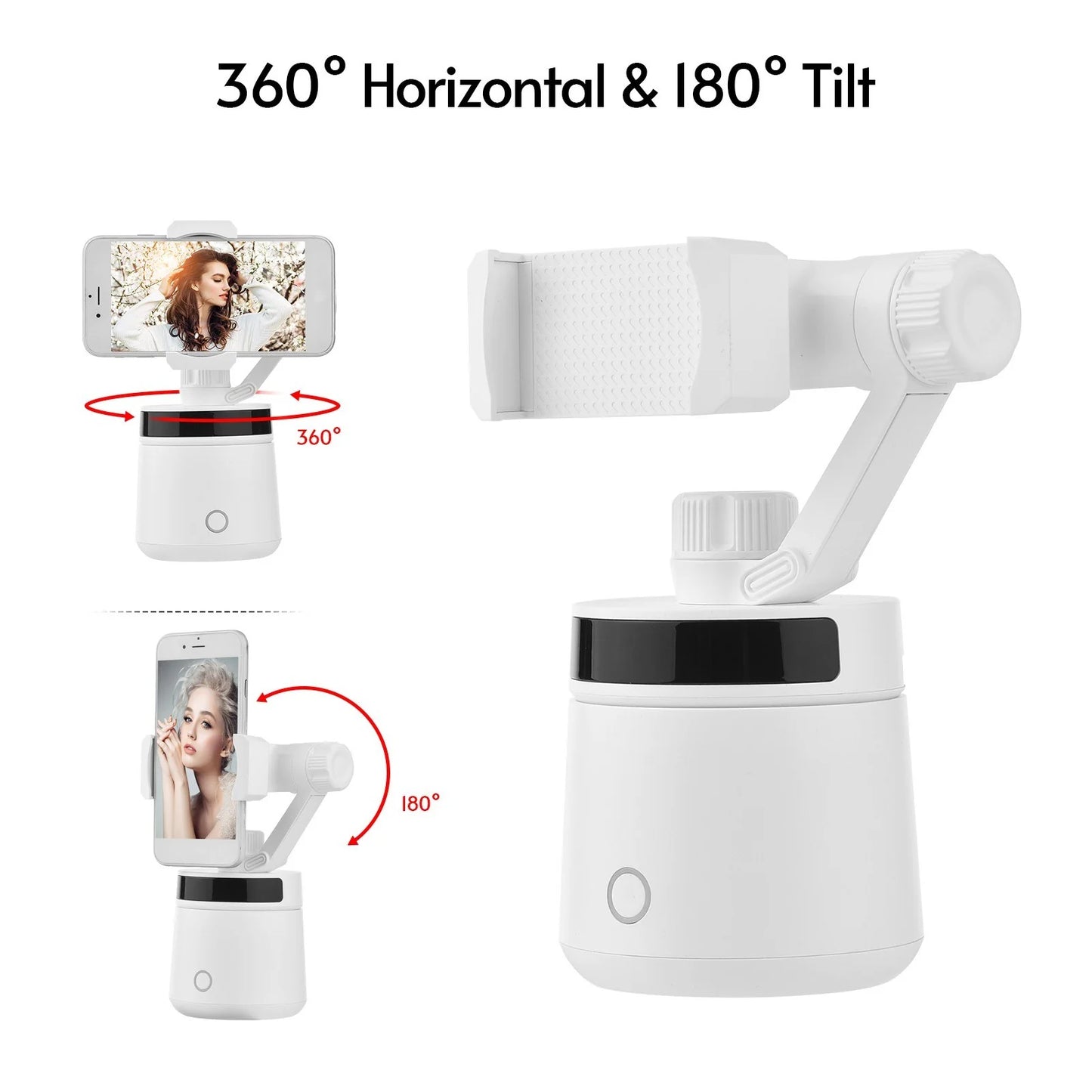 Auto Tracking 360° Smart Selfie Tripod