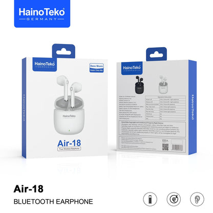 True Wireless Earphones with Touch Control & Clear Mic – Haino Teko Air 18