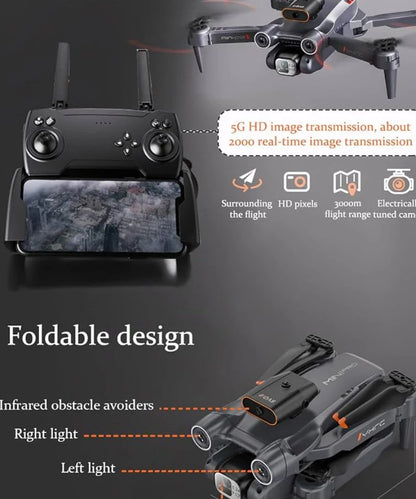 P12 Drone Camera | GPS 4K HD Smart Camera Drone