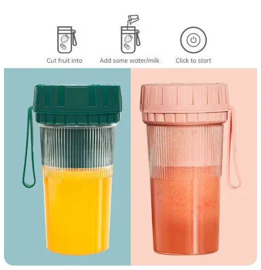 Portable USB Rechargeable Mini Juicer Blender