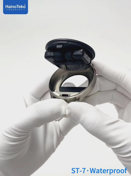 Smart Watch with Integrated Earbuds & AMOLED Display – Haino Teko ST-7