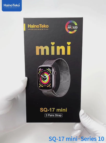 Women’s Smart Watch with AMOLED Display & 3 Straps – Haino Teko SQ-17 Mini