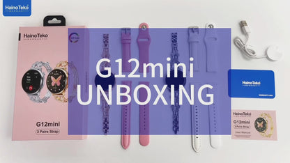 Women’s Smart Watch with Round AMOLED Display – Haino Teko G12 Mini