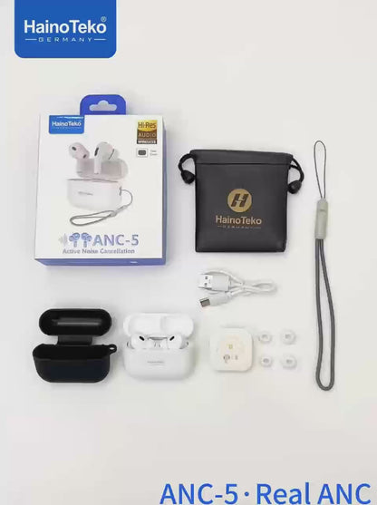 True Wireless Stereo Earbuds with Touch Control & HD Mic – HainoTeko Germany Air 6