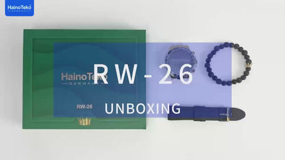 Men’s Round Smart Watch with King Bracelet & Wireless Charger – RW26