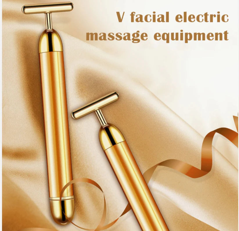 24K Gold V-Shape Face Massager