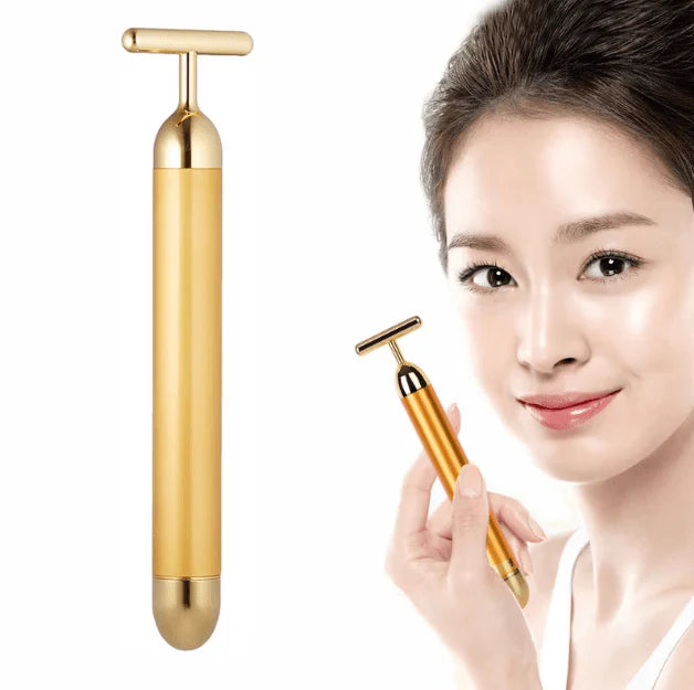 24K Gold V-Shape Face Massager