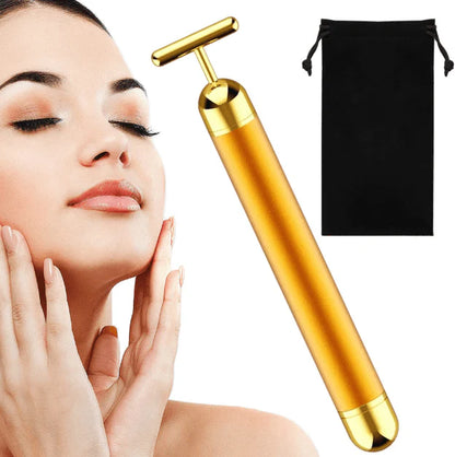 24K Gold V-Shape Face Massager