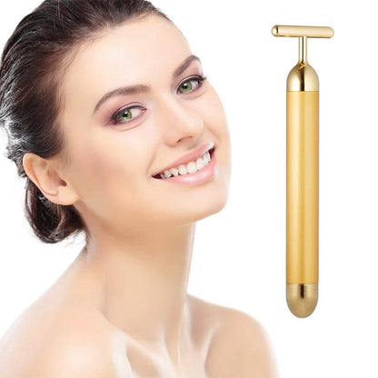 24K Gold V-Shape Face Massager